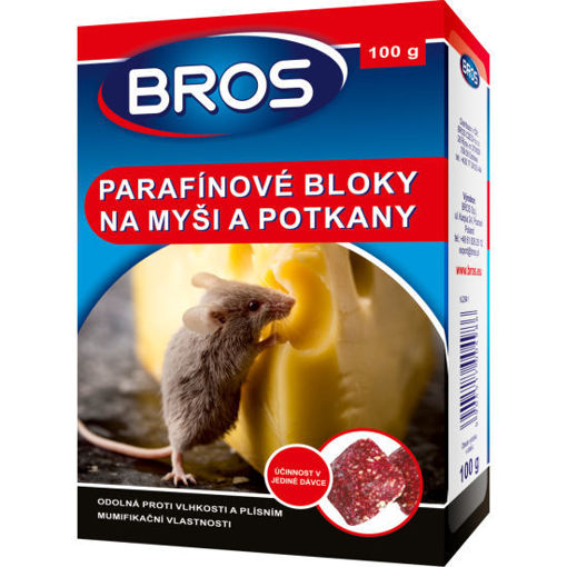 Obrázek z Bros parafínové bloky na myši a potkany 100 g 