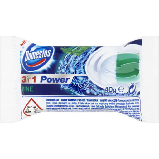 Obrázek z Domestos WC blok 3v1 Pine náplň 35 g 