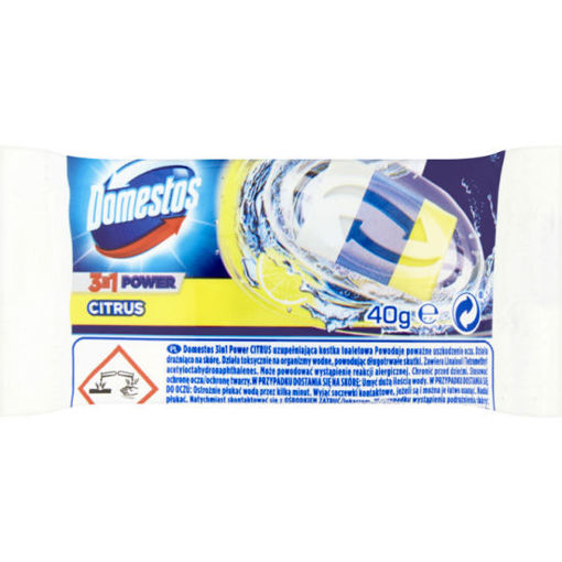 Obrázek z Domestos WC blok 3v1 Citrus náplň 35 g 