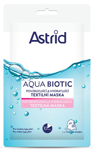 Obrázek z AQUA BIOTIC Povzbuzující a hydratující textilní maska 