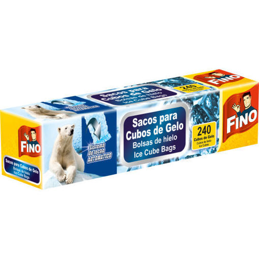 Obrázek z Fino Auto Close zavazovací sáčky na led 240 ks síla 25 µ 10 sáčků v boxu 