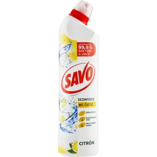 Obrázek z Savo Citron WC čistič dezinfekce a svěžest 700 ml 
