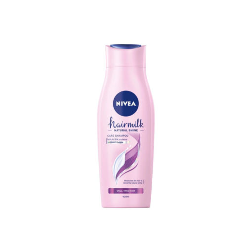 Obrázek z Nivea Hairmilk Natural Shine pečující šampon 400 ml 