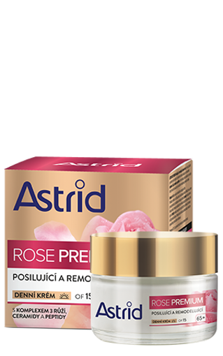 Obrázek z Astrid Rose Premium 65+ posilující a remodelující denní krém OF15 50 ml 