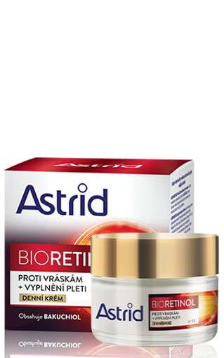 Obrázek z Astrid Bioretinol denní krém proti vráskám + vyplnění pleti OF 10 50 ml 