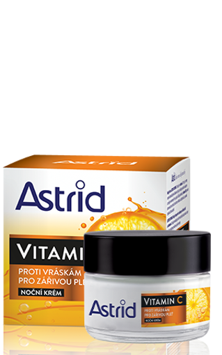 Obrázek z Astrid VITAMIN C Noční krém proti vráskám pro zářivou pleť  50 ml 