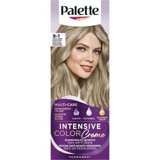 Obrázek z Palette Intensive Color Creme ledový světle plavý 9-1 