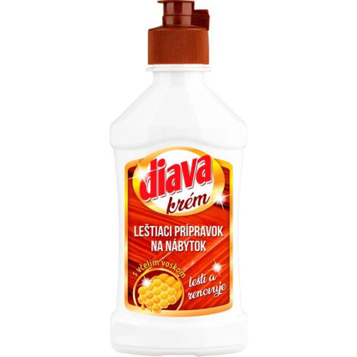 Obrázek z Diava lešticí krém na nábytek se včelím voskem 200 ml 