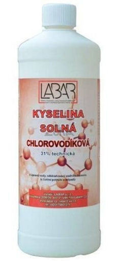 Obrázek z kyselina chlorovodíková solná 31 % 1000 ml 