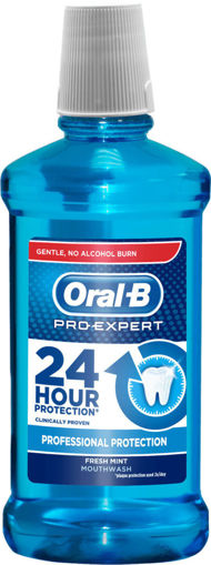 Obrázek z Oral B Pro-Expert Professional Protection ústní voda příchuť Fresh Mint 500 ml 