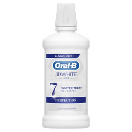 Obrázek z Oral B ústní voda 3D White LUXE 500 ml 