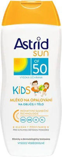 Obrázek z Astrid Sun Kids OF 50 dětské mléko na opalování 200 ml 