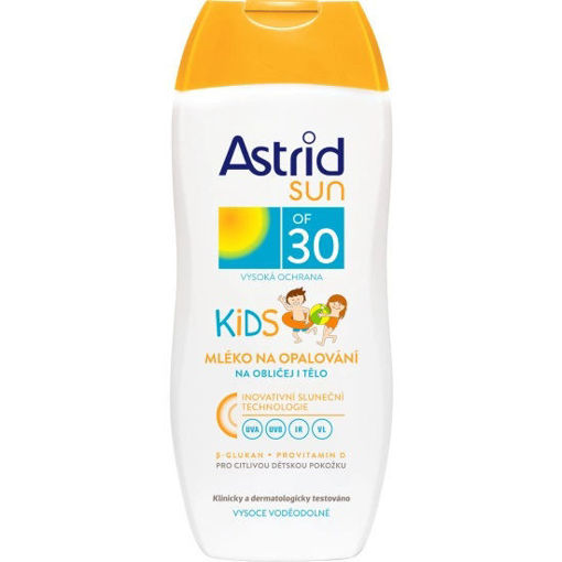 Obrázek z Astrid Sun Kids OF 30 dětské mléko 200 ml 