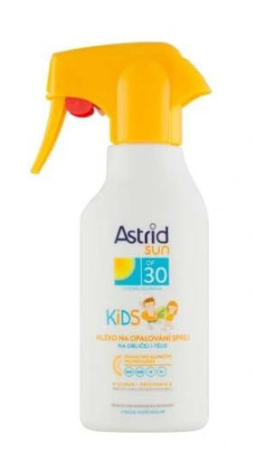 Obrázek z Astrid Sun dětské mléko na opalování spray SPF30 200 ml 