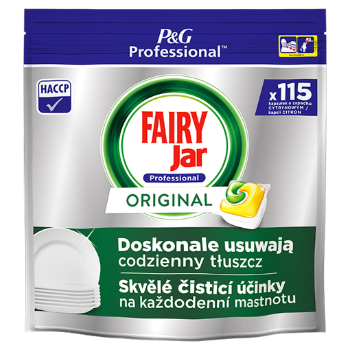 Obrázek z Jar Fairy Professional All in 1 kapsle do myčky nádobí 115 ks 
