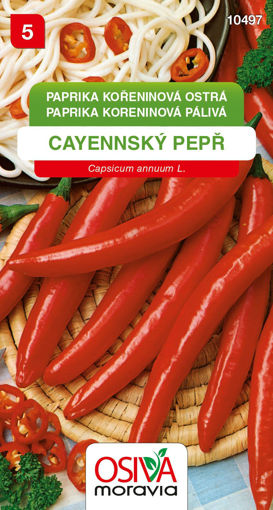 Obrázek z Paprika kořeninová  pálivá  Cayennský pepř 0,5 g 