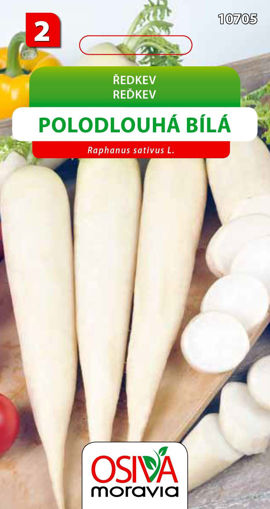 Obrázek z Ředkev Polodlouhá bílá 2,5g 