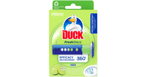 Obrázek z Duck Fresh Discs čistič WC Limetka 36 ml 