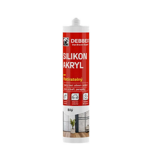 Obrázek z Den Braven Silikon akryl Transparent 280 ml 