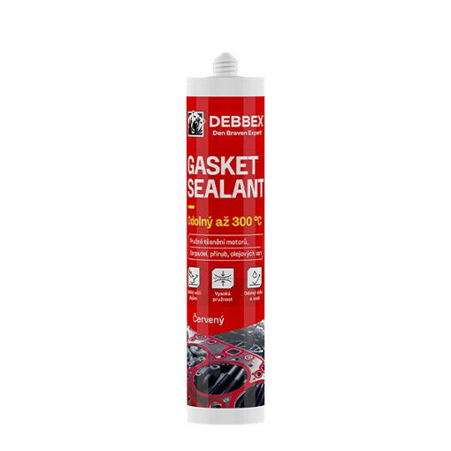 Obrázek z Den Braven Gasket sealant červený 280 ml 