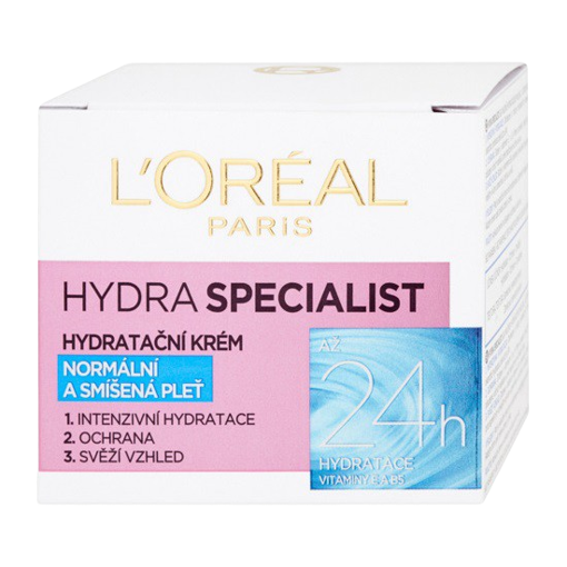 Obrázek z L'Oréal Paris Hydra Specialist hydratační krém normální a smíšená pleť 50ml 