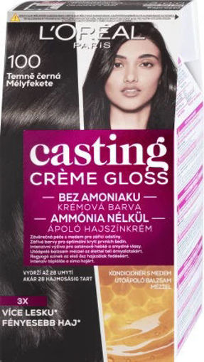 Obrázek z L'Oréal Casting Creme Gloss 100 temně černá 