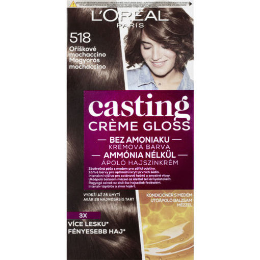 Obrázek z L'Oréal Casting Creme Gloss 518 oříšková/Mochaccino 
