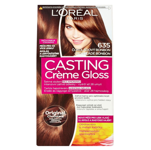 Obrázek z L'Oréal Casting Creme Gloss 635 Čokoládový bonbon 