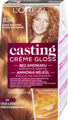 Obrázek z L'Oréal Casting Creme Gloss 834 Zlatý karamel 