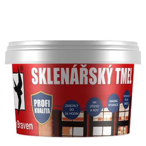 Obrázek z Den Braven Sklenářský tmel 1 kg 