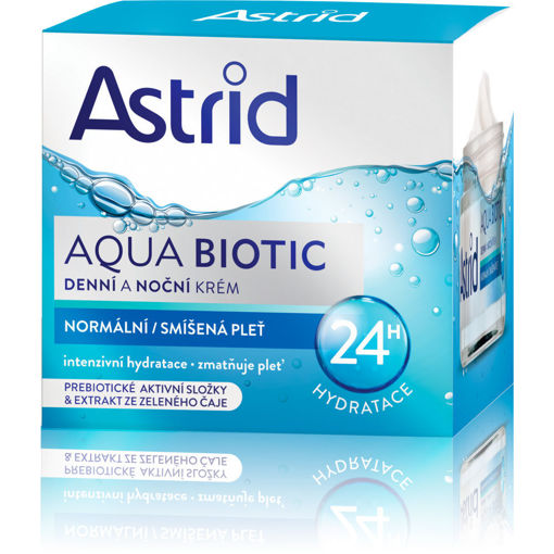 Obrázek z Astrid Aqua Biotic denní a noční krém normální a smíšená pleť 50 ml 