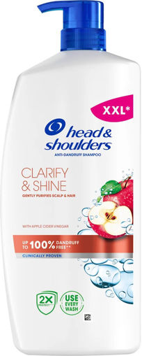 Obrázek z Head & Shoulders Clarify&Shine Apple Cider šampon proti lupům 800 ml 