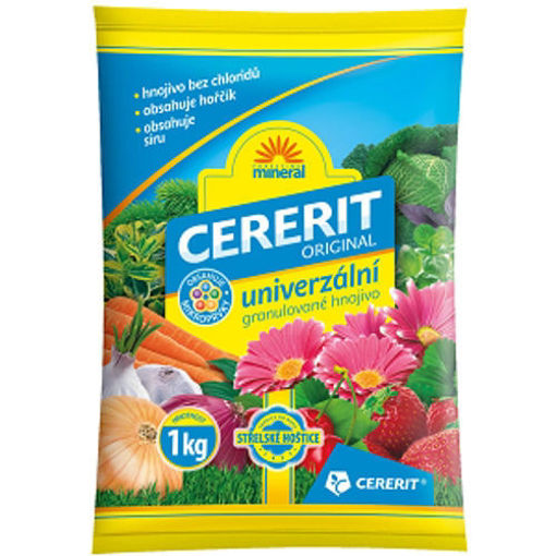 Obrázek z Cererit Hobby kompaktované granulované hnojivo 1 kg 