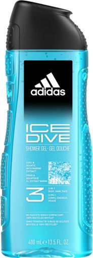 Obrázek z Adidas 3 srpchový gel Ice Dive men 400 ml 