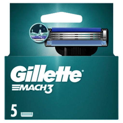 Obrázek z Gillette Mach 3 náhradní břity 5 ks 