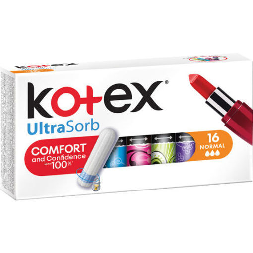 Obrázek z Kotex UltraSorb Tampons Normal 16 ks 