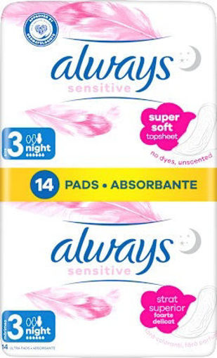 Obrázek z Always Ultra Sensitive Night 14 ks 