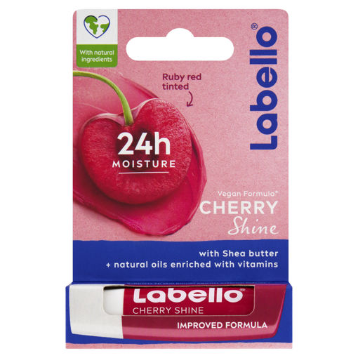 Obrázek z Labello Cherry Shine pečující balzám na rty 4,8g 