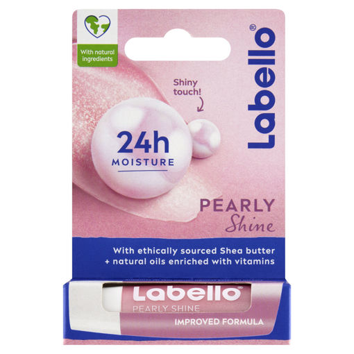 Obrázek z Labello Pearly Shine pečující balzám na rty 4,8g 