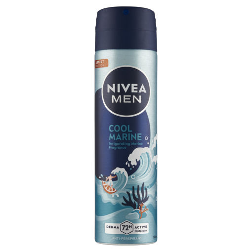 Obrázek z Nivea Men Cool Marine sprej antiperspirant 150ml 