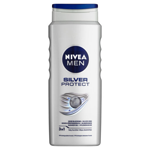 Obrázek z Nivea Men Silver Protect Sprchový gel 500ml 