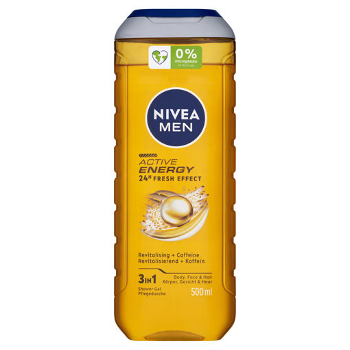 Obrázek z Nivea Men Active Energy 3 v 1 Sprchový gel 500ml 