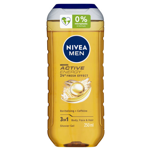 Obrázek z Nivea Men Active Energy 3 v 1 Sprchový gel 250ml 
