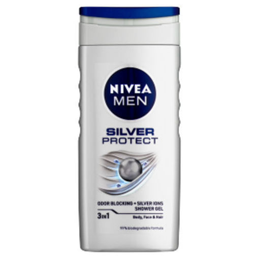 Obrázek z Nivea Men Silver Protect sprchový gel 250 ml 