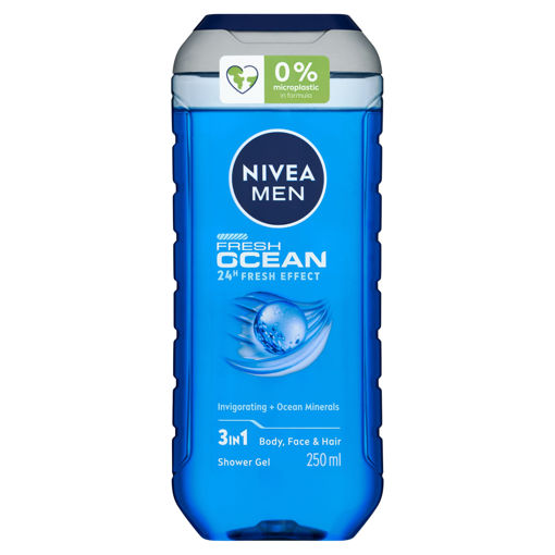 Obrázek z Nivea Men Fresh Ocean 3 v 1 Sprchový gel 250ml 