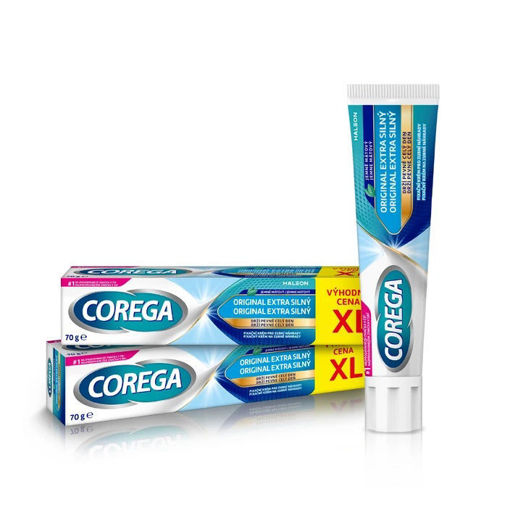 Obrázek z Corega fixační krém Extra silný XL 2 x 70 g 
