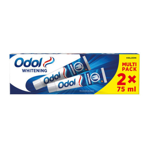 Obrázek z Odol Whitening zubní pasta s fluoridem 2 x 75ml 