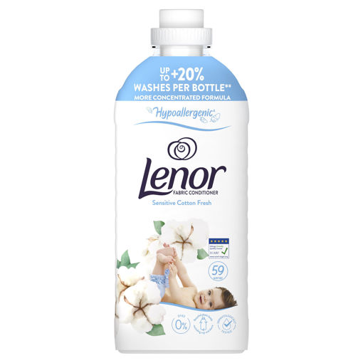 Obrázek z Lenor Aviváž Sensitive Cotton 1,239 l 59 PD 